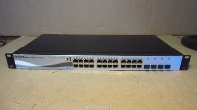 D-Link DGS-1210-24P 24-Port PoE+ Smart Managed Gigabit Switch 4x 1Gbps SFP +EARS