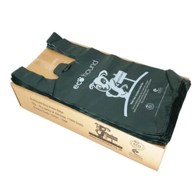 Ecohound 1000 Oceanex Large Vest Type Dog Poo Bags Unscented Poop Bags