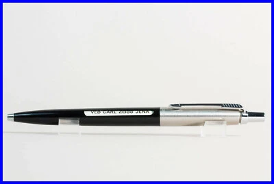 Parker JOTTER Kugelschreiber Schwarz und Stahl / Carl Zeiss Jena Werbefenster - Bild 1 von 2