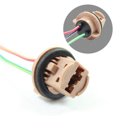 Universal 7443 7444 LED Light Extension Socket Wiring Harness – Direct Fit Replacement