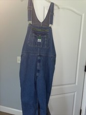 Liberty Men s Overalls Bib Carpenter Farmer Blue Denim Farm Chore Sz 44x32