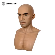 SMITIZEN Silicone Disguise Human Mask Super Man Lifelike Adult Real Skin Cosplay
