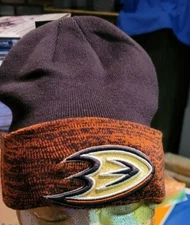 Anaheim Ducks NHL Fanatics PRO brand wool style hat toque - OSFA - NWT