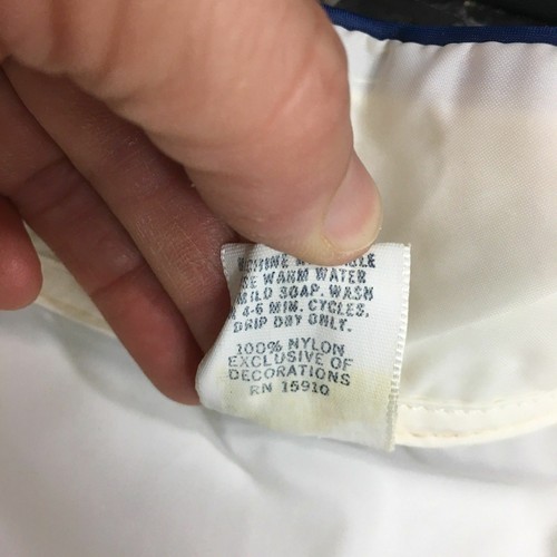 Vtg 80's Walt Disney Embroidered MICKEY MOUSE Windbreaker WHITE Nylon Jacket L - Picture 12 of 12
