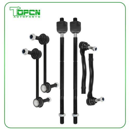 6x Steering Front Tie Rod End Sway Bar For Mercedes-Benz ML350 ML550 GL550 GL450