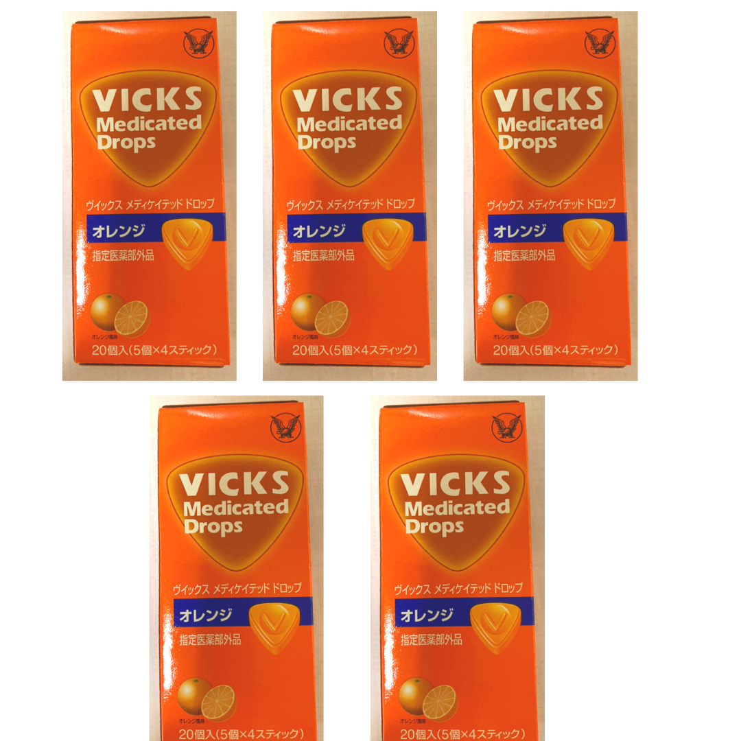Vicks 02E21 Cough Drops Orange (Five Pack ) eBay