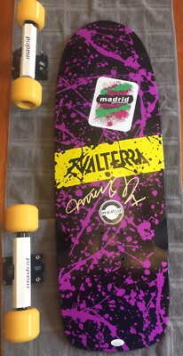 Madrid X Valterra RARE BACK TO THE FUTURE Skateboard Signed