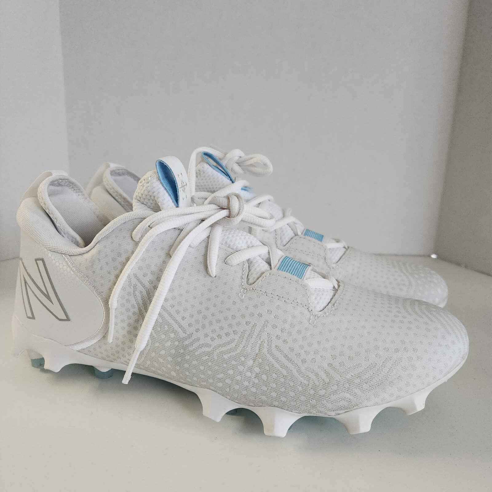 New Balance Men's FreezeLX V3 Low Lacrosse Shoe, Whit… Gem