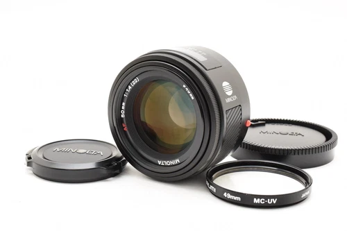 Minolta AF 50mm F1.4 Standard Prime Lens For Sony A mount [Near Mint,Tested] JP