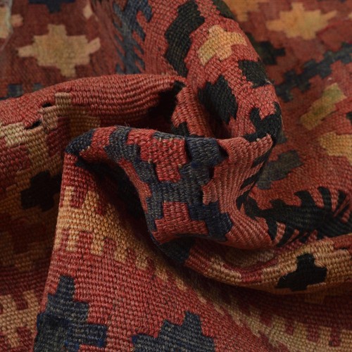 Tribal Ghalmori Maimana Kilim Vintage Area Wool Antique Kelim 5'10x7'7 ft Y15801 - Picture 7 of 8