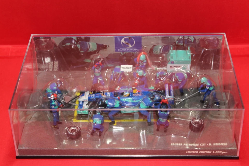1/43 Sauber Petronas C21 (2002) - #7 N. Heidfeld - PIT STOP - MINICHAMPS - Immagine 2 di 4