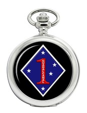 1st Marine Division USA Pocket Watch