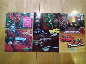 Matchbox Collectibles Christmas Brochures 1994, 1995 & 1996