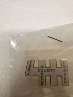 1983 Monroe County Pin 4 H Leader 