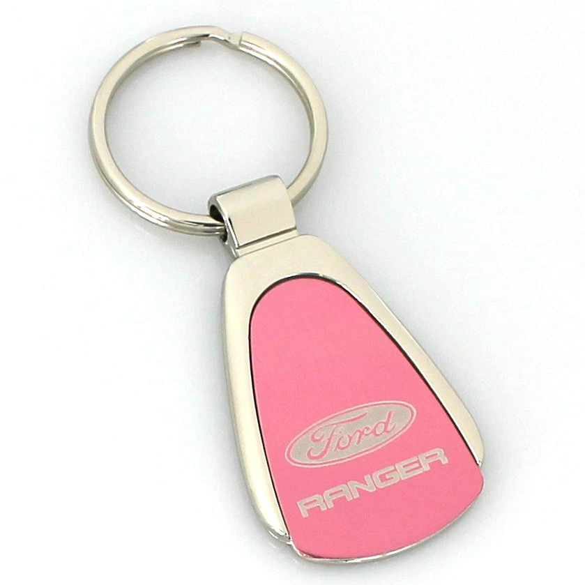 Ford Ranger Tear Drop Key Ring Pink