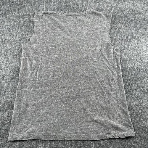 R13 Muscle Tunic Top Womens XS Grey Raw Cut Sleeve Twisted Side Seam Lightweight - Picture 7 of 10