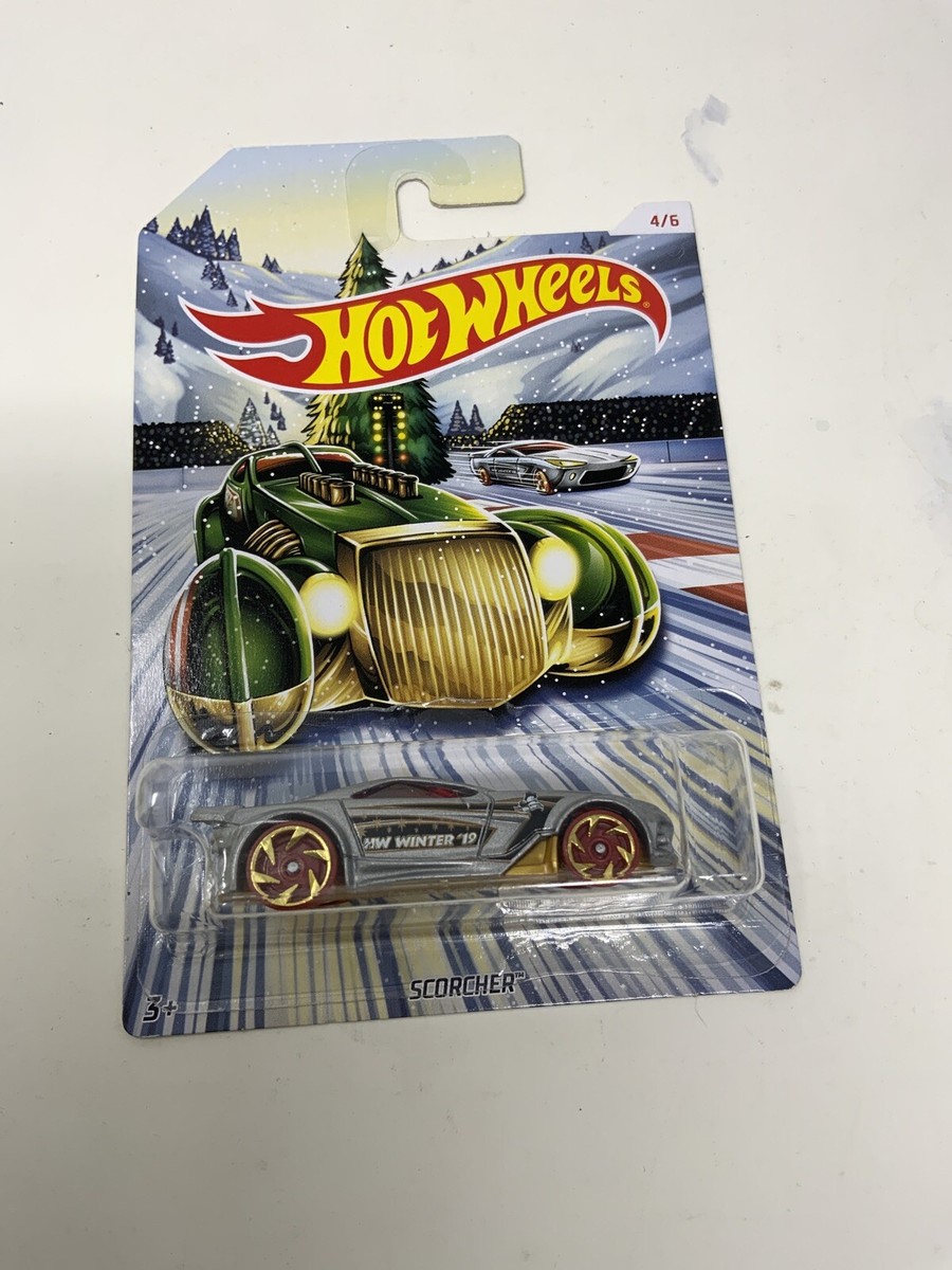 2019 Holiday Hot Rods Hot Wheels Scorcher 4/6
