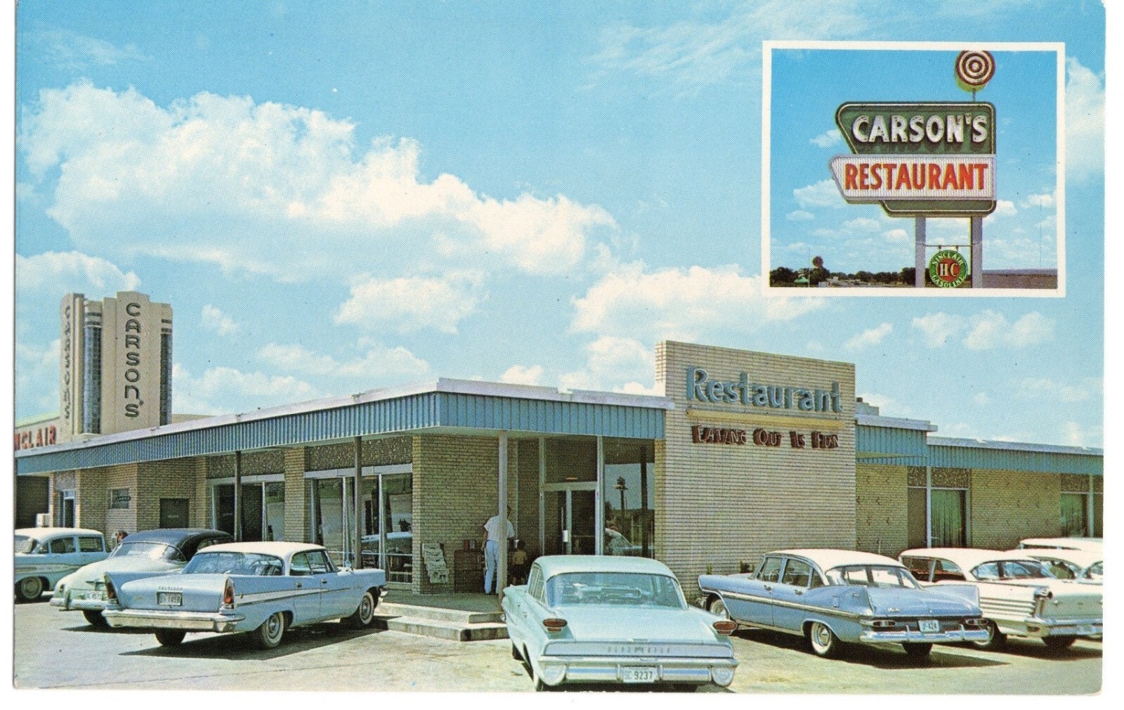 Carson's Restaurant and Old Cars in San Marcos TX OLD