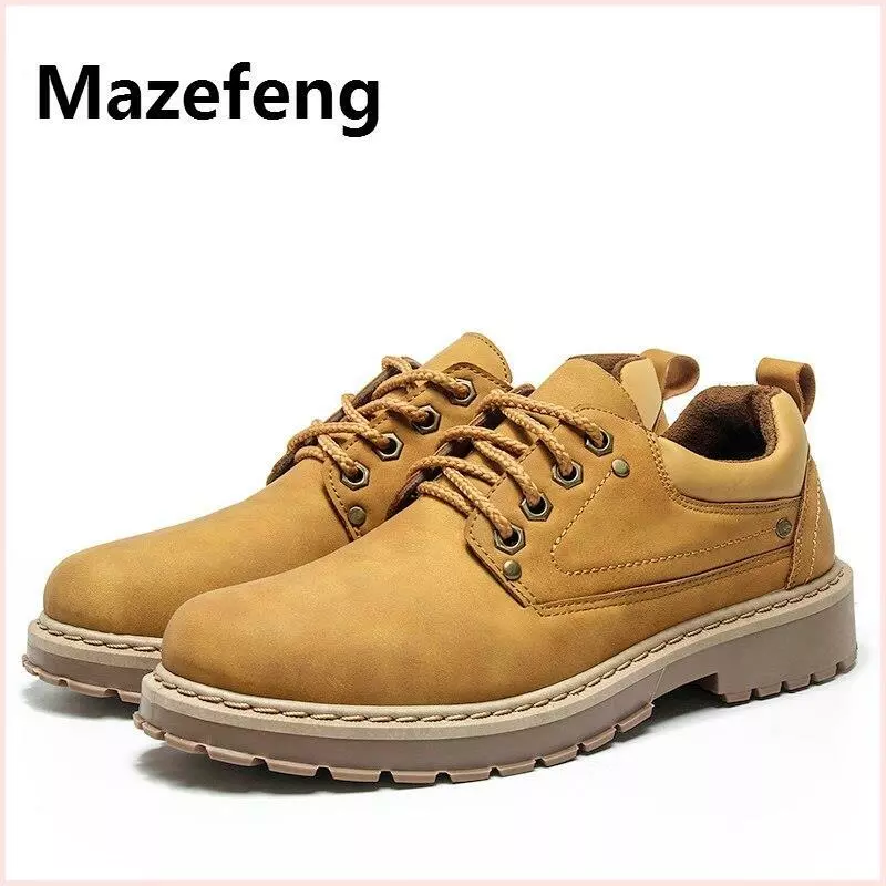 Zapatos De Cuero Casual Para Zapatillas De Seguridad Trabajo Impermeables | eBay