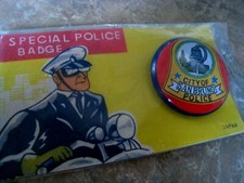 1950's Toy Badge CITY OF SAN BRUNO POLICE San Francisco Bay CALIFORNIA