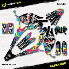 CMYK Savage Racing Camo Graphics kit fits Sur-Ron Ultra Bee All Years Surron
