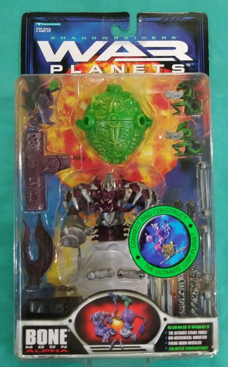 1997 Trendmasters Shadowraiders War Planets - Bone Moon Alpha - MINT ON  CARD | eBay