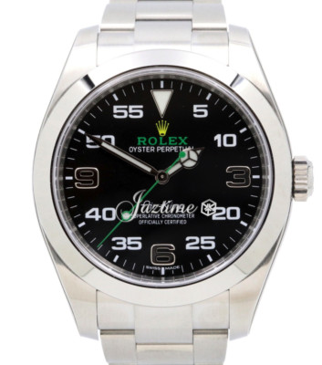 Rolex Air-King 40mm Black Dial Smooth Steel Oyster 116900 BOX PAPERS