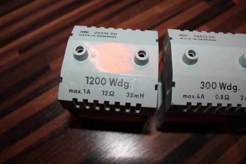 Spulen= 1A 1200 Wdg 12.Ohm, 2A 600 Wdg 2,5 Ohm, 4A 300 Wdg 0,8 Ohm Schulversuche - Bild 8 von 10