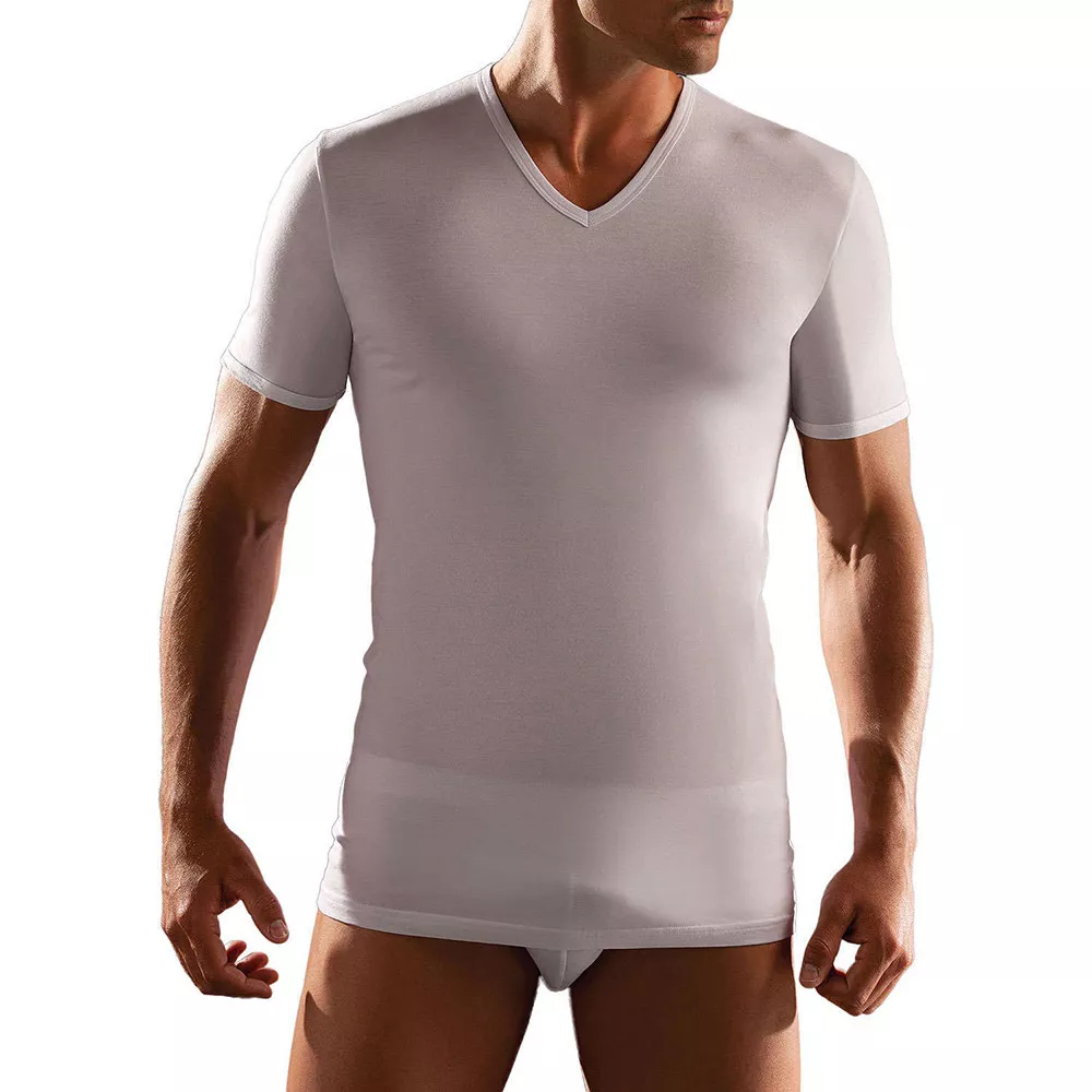4 T SHIRT MAGLIETTE INTIMO UOMO MANICHE CORTE BIANCO VARIE TAGLIE