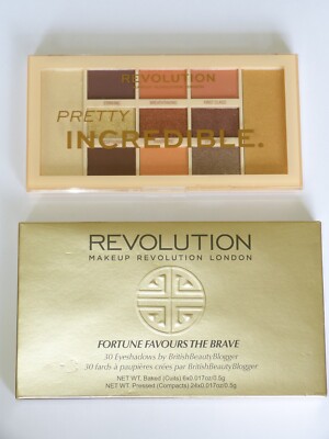 Revolution Fortune Favours The Brave Eye Shadow Palette + Pretty Incredible Set