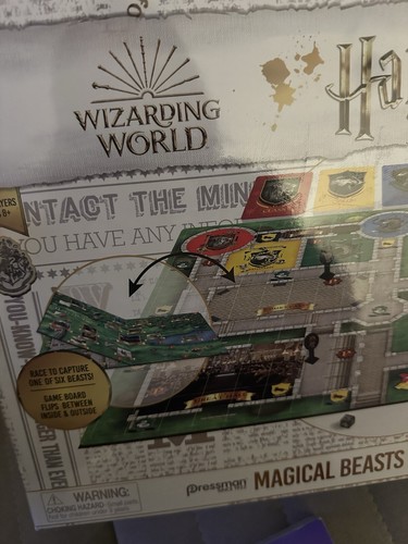 Harry Potter Magical Beasts Board Game Ages 8+ Sealed 2-4 players Brand New - 第 3/6 張圖片