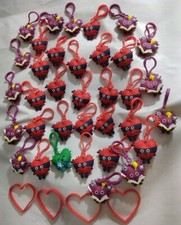 Huge Lot Of 35 American Heart Association Keychains Kids Heart Challenge Hearts