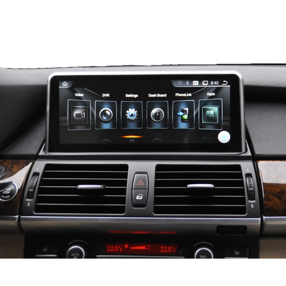 Android 13 Car GPS Radio player Navigation for For BMW X5 E70 X6 E71 2007-2014 - Image 2 of 4