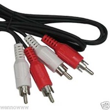 12FT AV 2 RCA to RCA Male Plug Audio Video Extension Cable