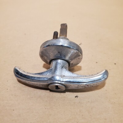 OEM 1960-1979 MG Midget Rear Trunk Boot Lid Handle Lock Assembly Original Part