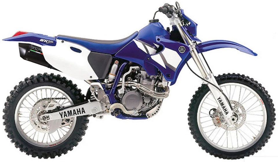 escape aluminio negro gpr para yamaha wr 426 f 2000 00 2001 01 2002 02 Foto 2 de 3