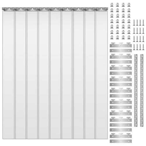 Kühlbox Gefrierschrank Kunststoffleiste Tür, Streifenvorhang Tür, komplette PVC Streifen Tür - Bild 50 von 57