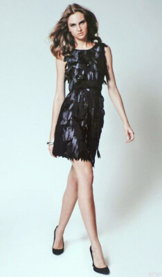 CAVALLI Mini Black Feather Tassels Party Cocktail Evening Dress SIZE 4 (38)  | eBay
