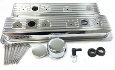 1987-00 Chevy Vortec GMC 305 5.0 & 350 5.7 Valve Covers Complete Kit All Chrome