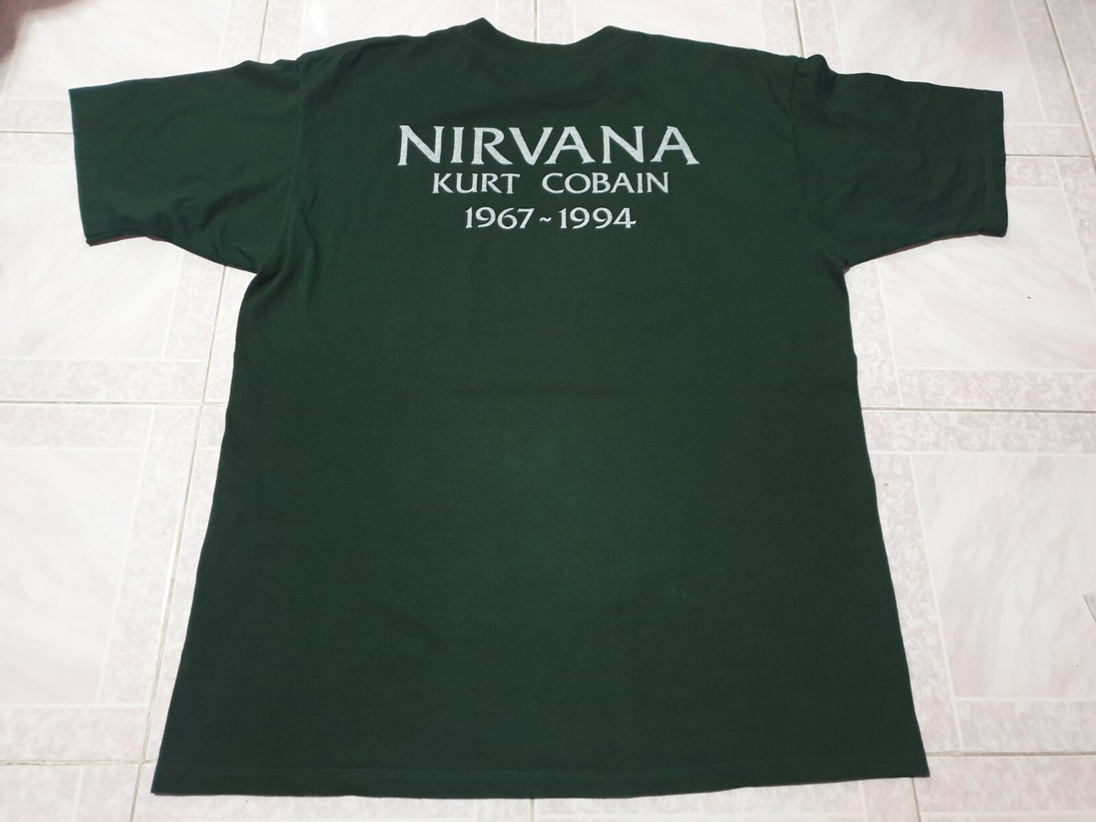 Vintage 90s Kurt Cobain Nirvana T Shirt Soundgarden Alice in