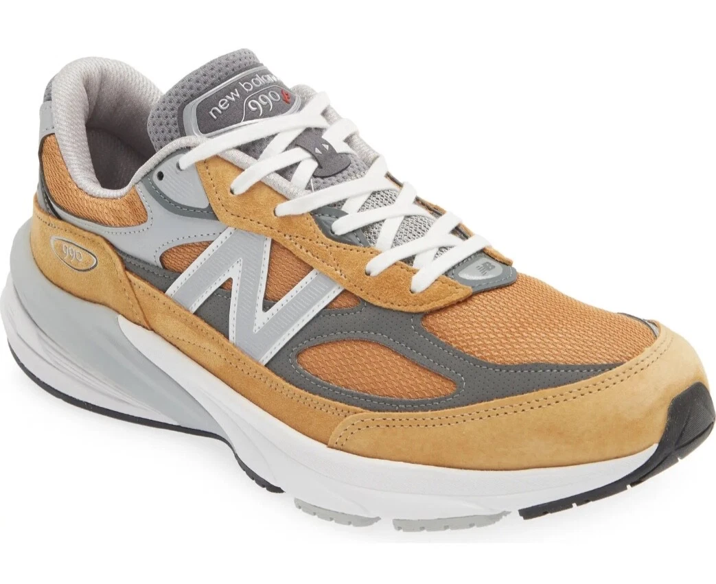 New Balance 990 Workwear Tan Grey White U990TN6 Reflective MADE IN USA Running