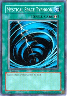 Mystical Space Typhoon - SD5-EN020 - Common - 1st Edition x1 - Moderately Played