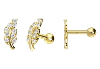 PIERCINGLINE  Piercing Barbells  Ohrpiercing  14K Gold Ohrpiercing