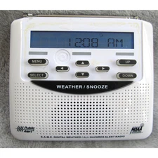 Emergency Weather Alert Radio Hazard Clock Midland WR-120EZ Digital WORKS