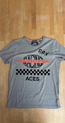 Superdry The Vintage Racing Tee Grey Size L