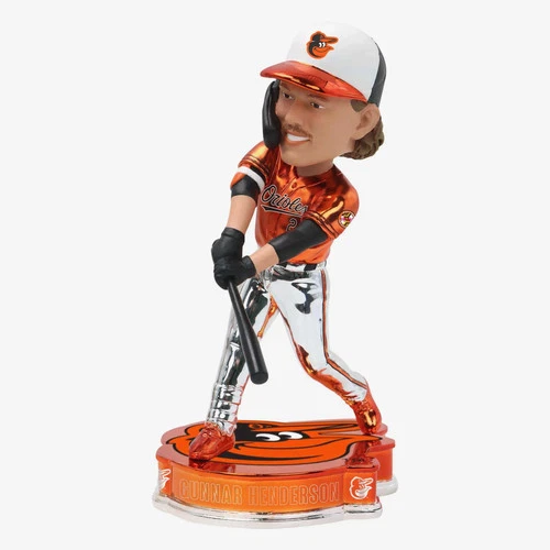 Gunnar Henderson Baltimore Orioles Electroplated Bobblehead MLB