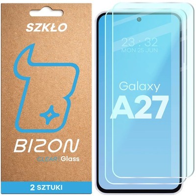 2x Schutzglas für Galaxy A27 5G Bizon Displayschutzglas Hartglas Handyglas Glas