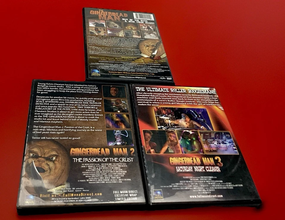 Gingerdead Man 1 2 3 Horror DVD Lot Passion Of The Crust Saturday Night Cleaver - Image 3 of 4