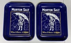 RARE Vintage Morton Salt Serving Trays X 2. BRAND NEW NEVER USED 1970’s