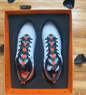 Brand New MSCHF FWD  Forward  White/Orange/Black Sneakers Size 14 w/ Box